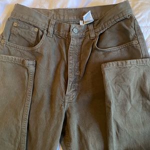 Vintage Olive Green Calvin Klein Jeans